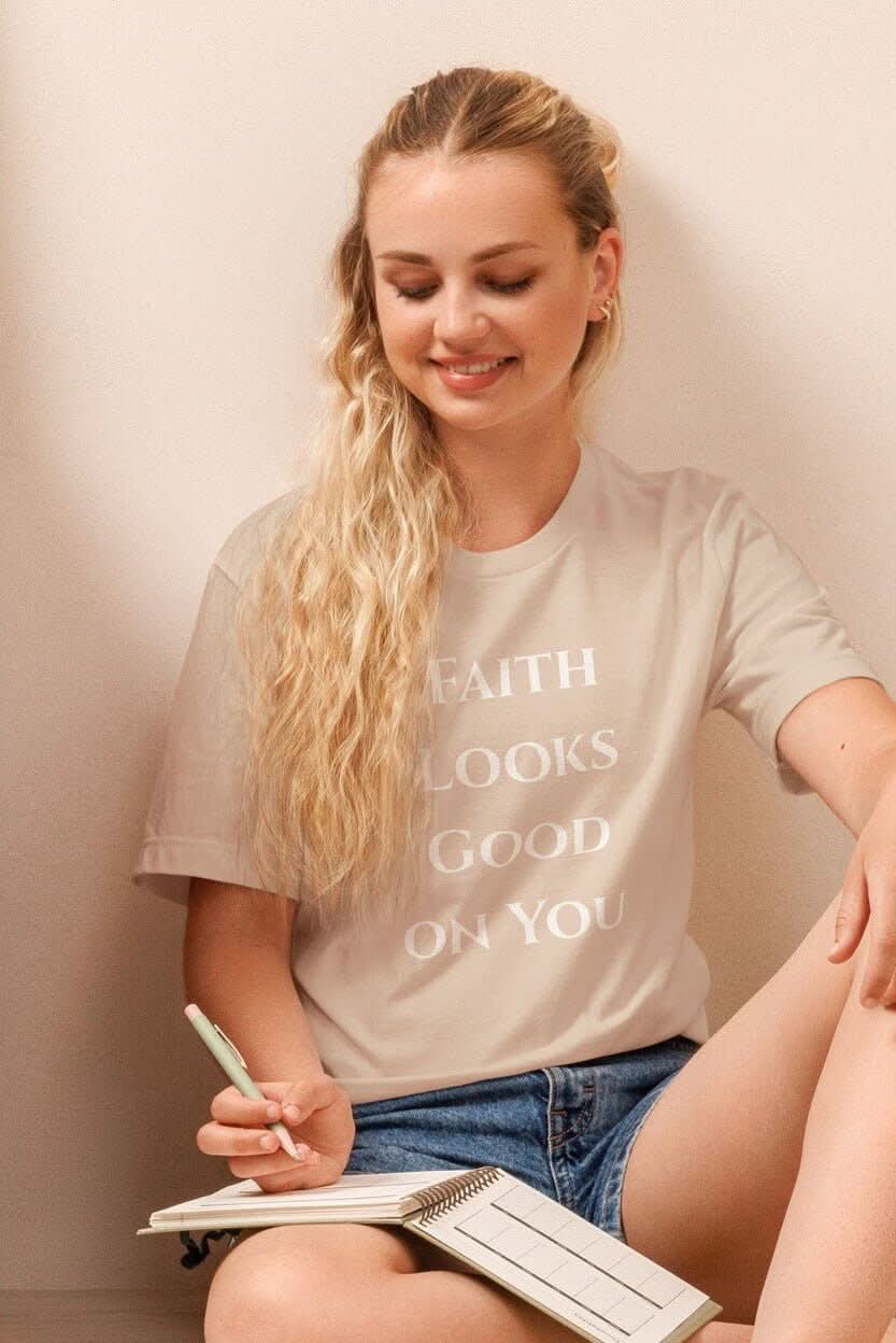 Faith Looks Good on You Tee – Minimalist Edition - My Store