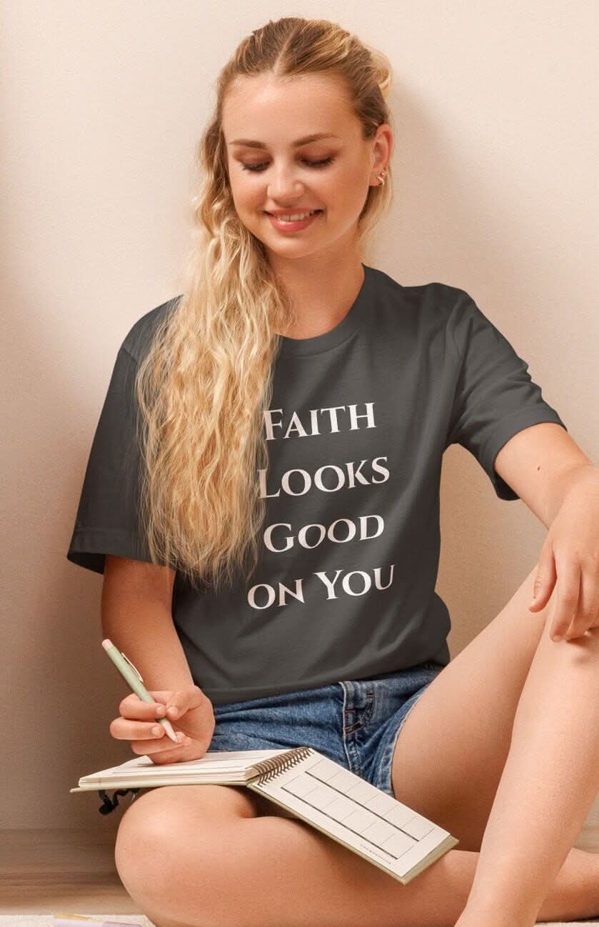 Faith Looks Good on You Tee – Minimalist Edition - My Store