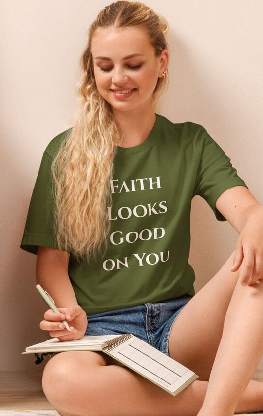 Faith Looks Good on You Tee – Minimalist Edition - My Store