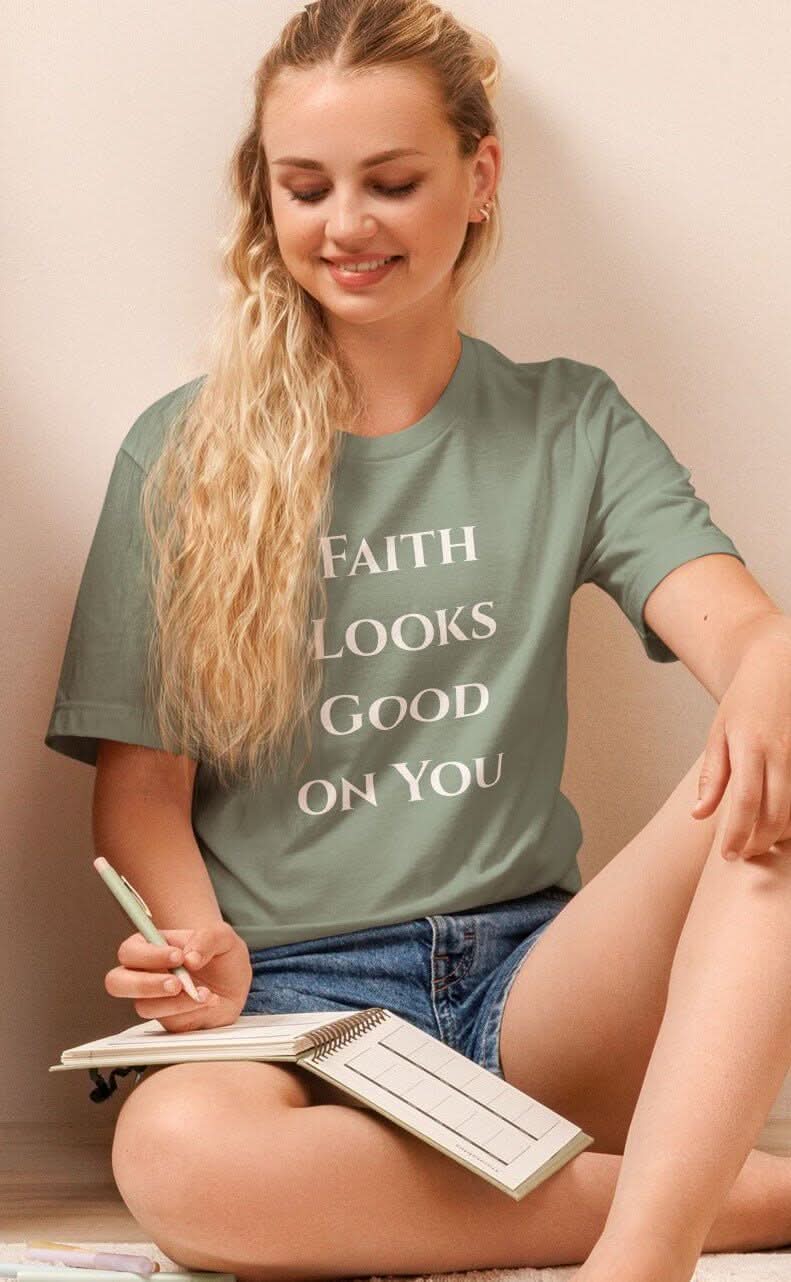 Faith Looks Good on You Tee – Minimalist Edition - My Store