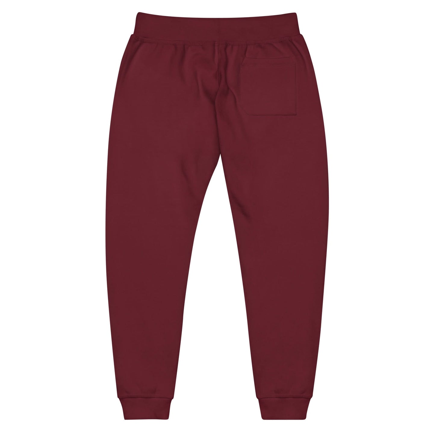 Faith Moves Mountains Joggers in Burgundy , perfect for inspirational and comfortable everyday wear.