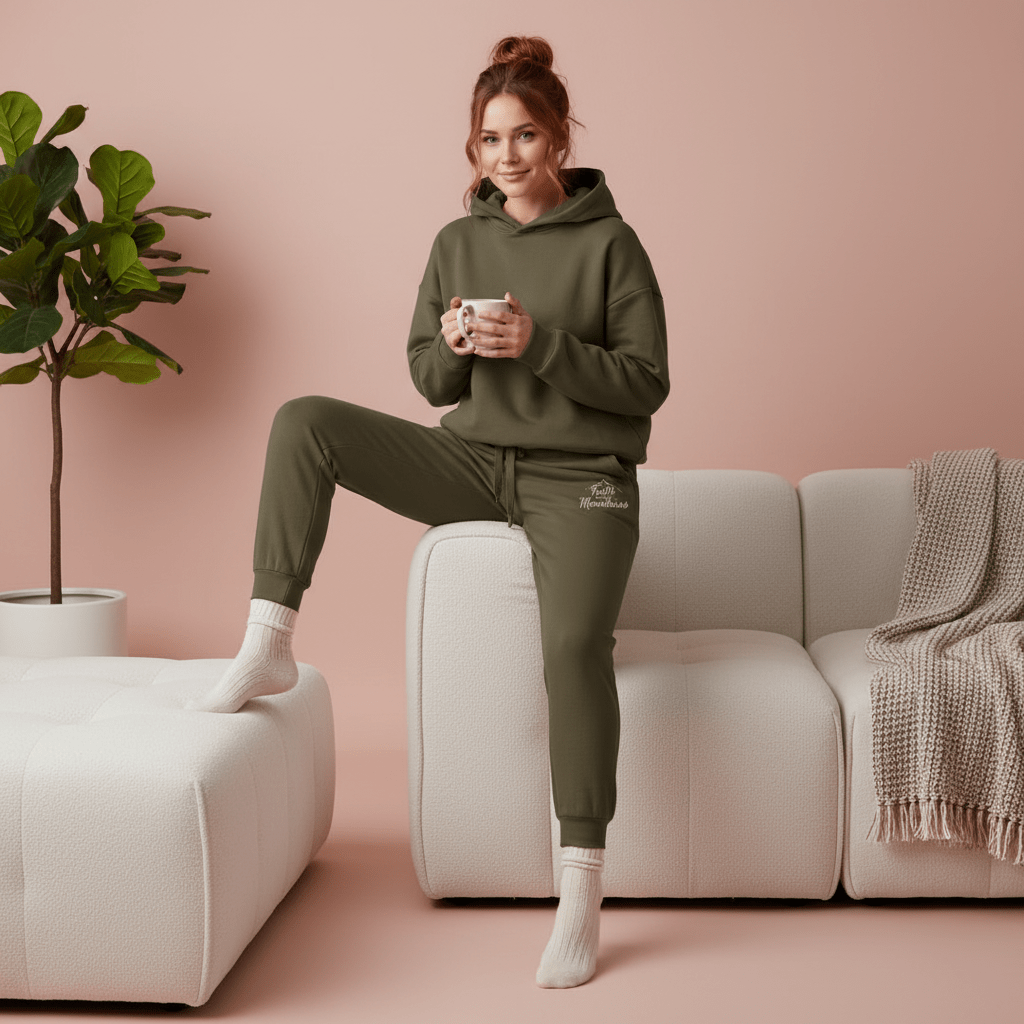 Faith Moves Mountains Joggers – Inspirational Christian Apparel - SheWalksInFaith