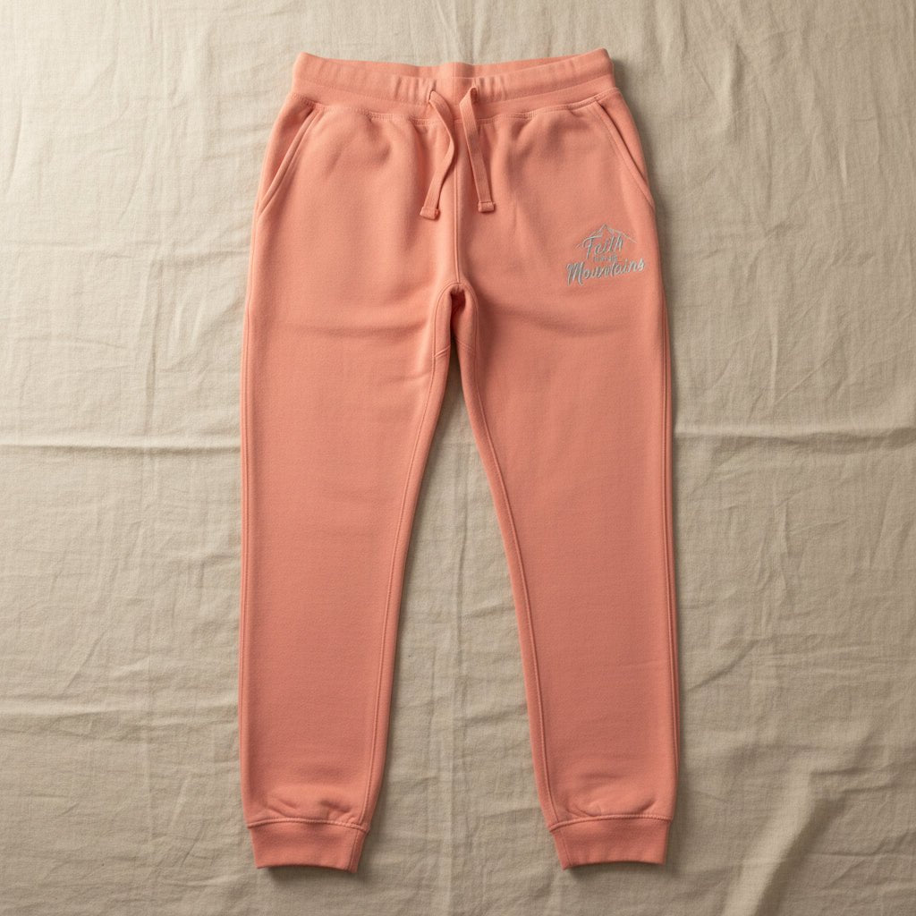 Faith Moves Mountains Joggers – Inspirational Christian Apparel - SheWalksInFaith