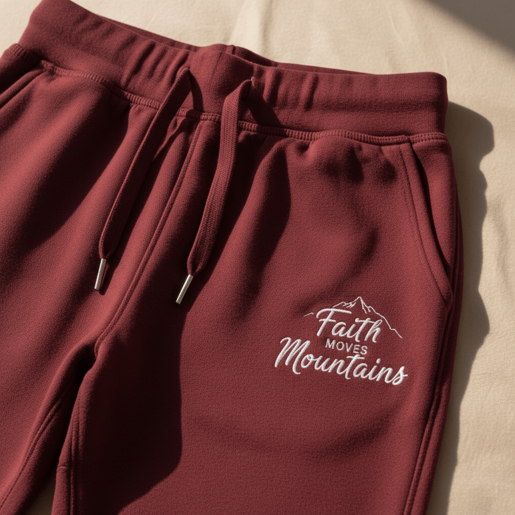 Faith Moves Mountains Joggers – Inspirational Christian Apparel - SheWalksInFaith