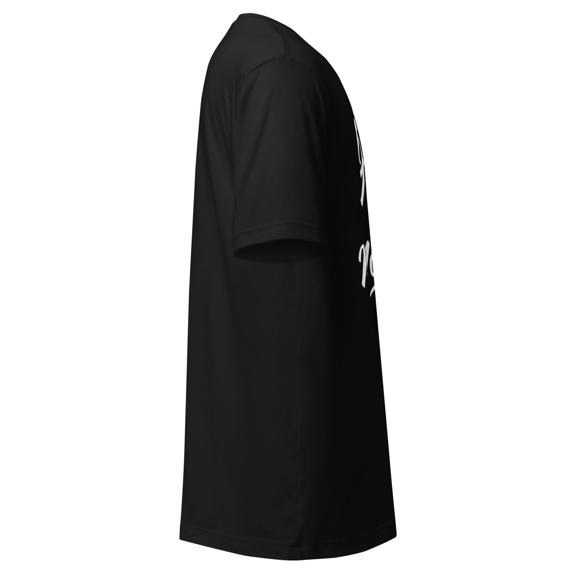 Faith Moves Mountains Tee – Black with White Text - SheWalksInFaith