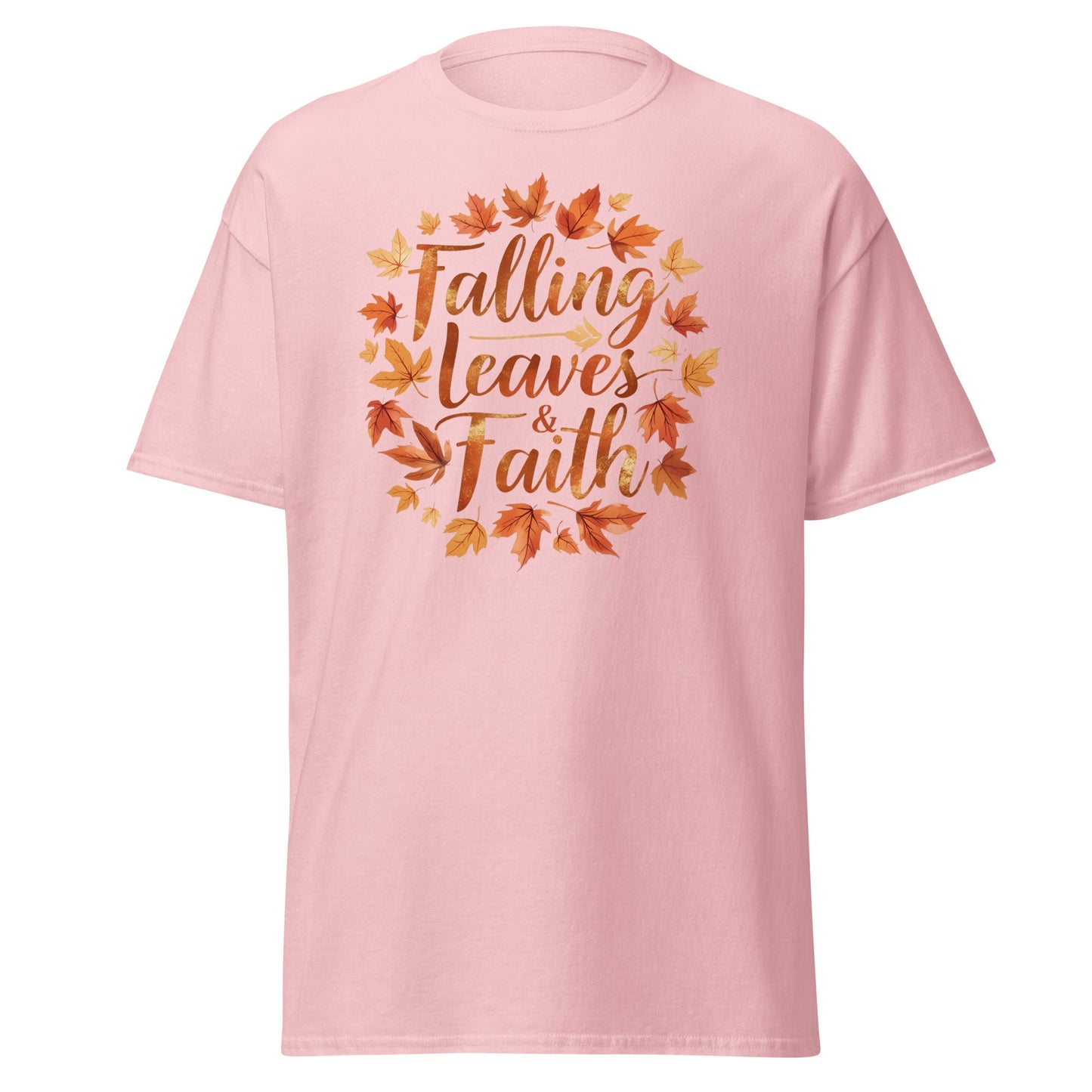 Falling Leaves & Faith Tee – Faith - Inspired Fall Christian Shirt for Women - SheWalksInFaith