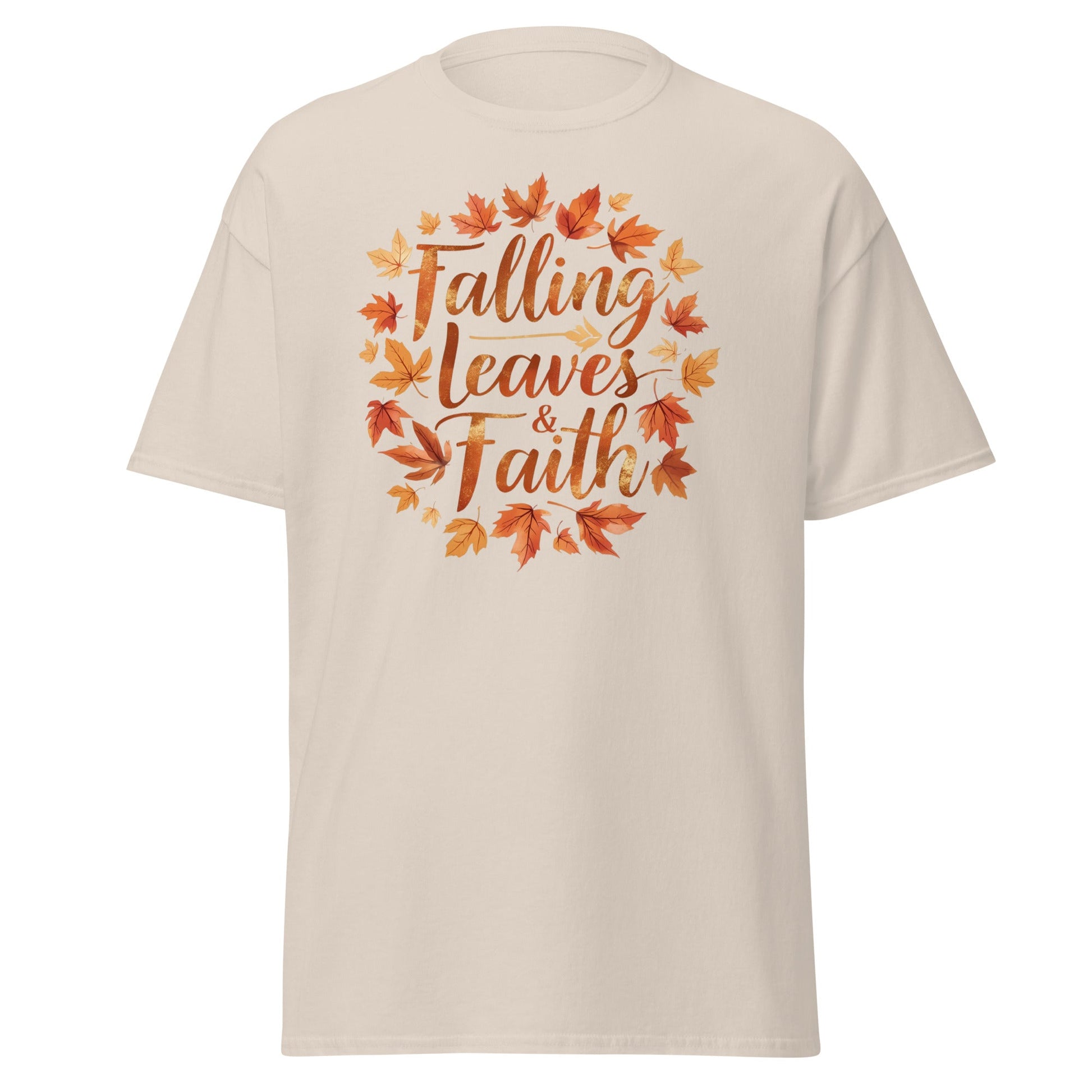 Falling Leaves & Faith Tee – Faith - Inspired Fall Christian Shirt for Women - SheWalksInFaith
