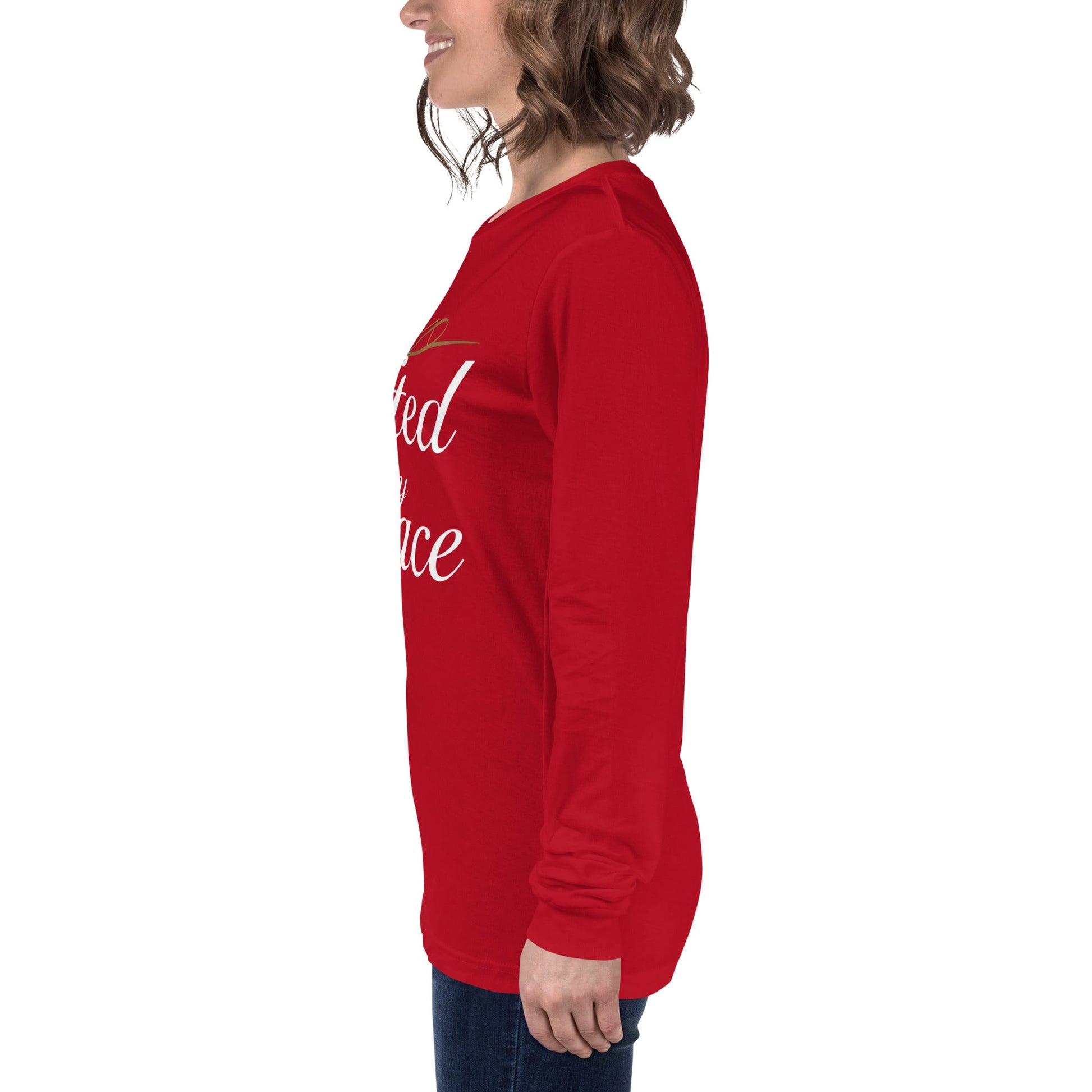 Gifted by Grace Long Sleeve Shirt – Inspirational Faith - Based Christian Tee - SheWalksInFaith