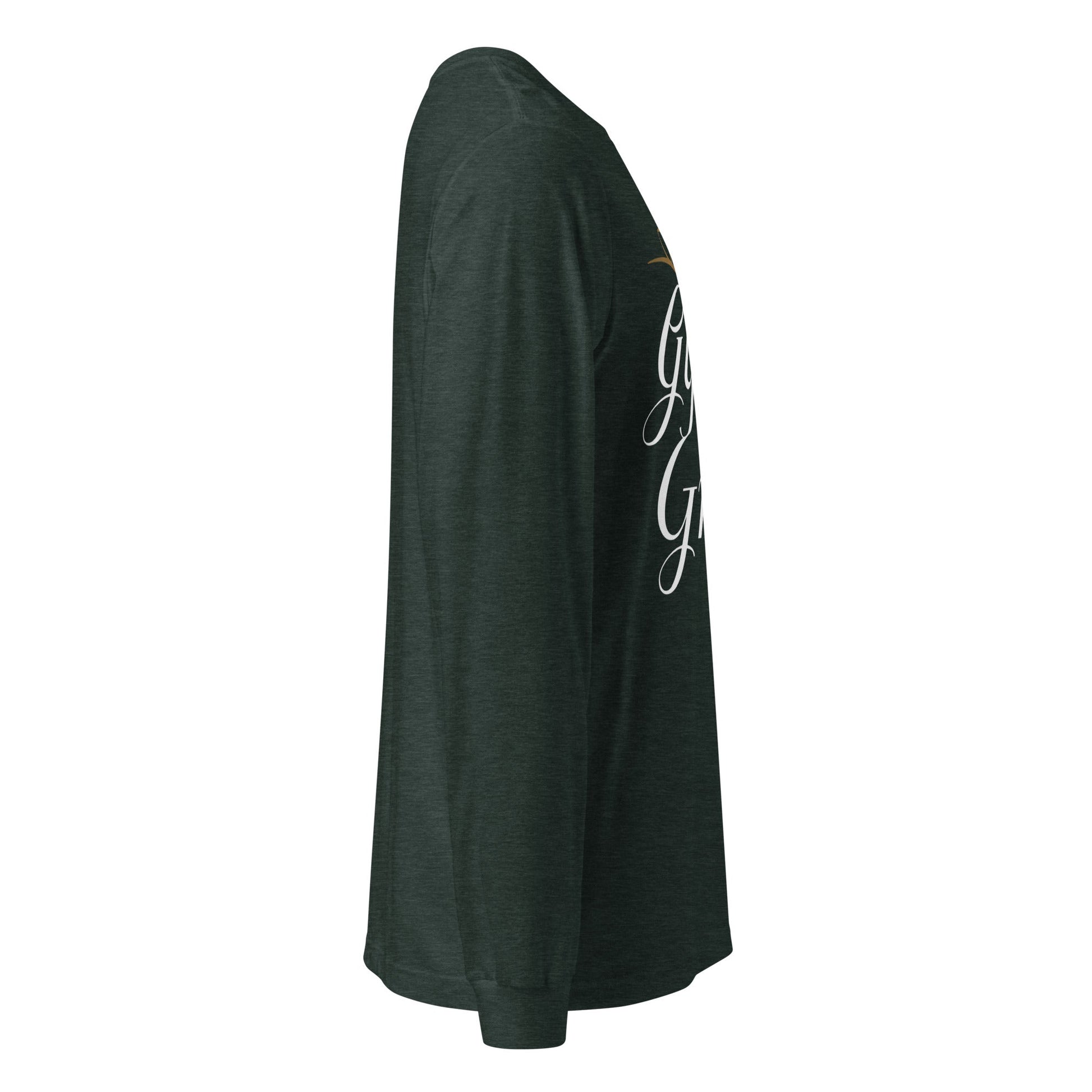 Gifted by Grace Long Sleeve Shirt – Inspirational Faith - Based Christian Tee - SheWalksInFaith