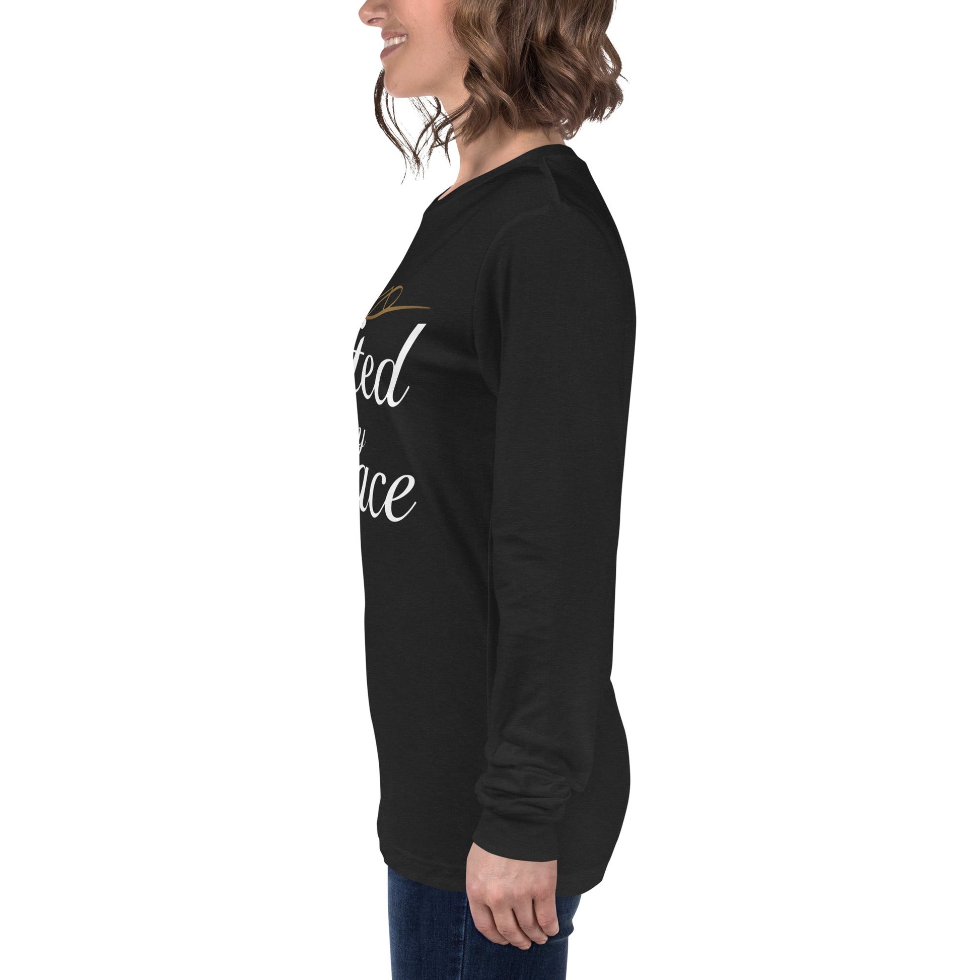 Gifted by Grace Long Sleeve Shirt – Inspirational Faith - Based Christian Tee - SheWalksInFaith