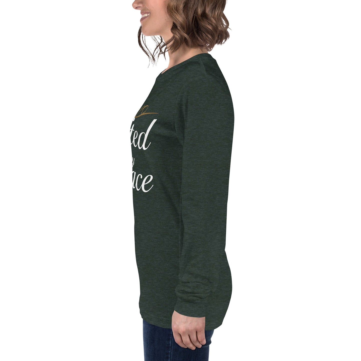 Gifted by Grace Long Sleeve Shirt – Inspirational Faith - Based Christian Tee - SheWalksInFaith