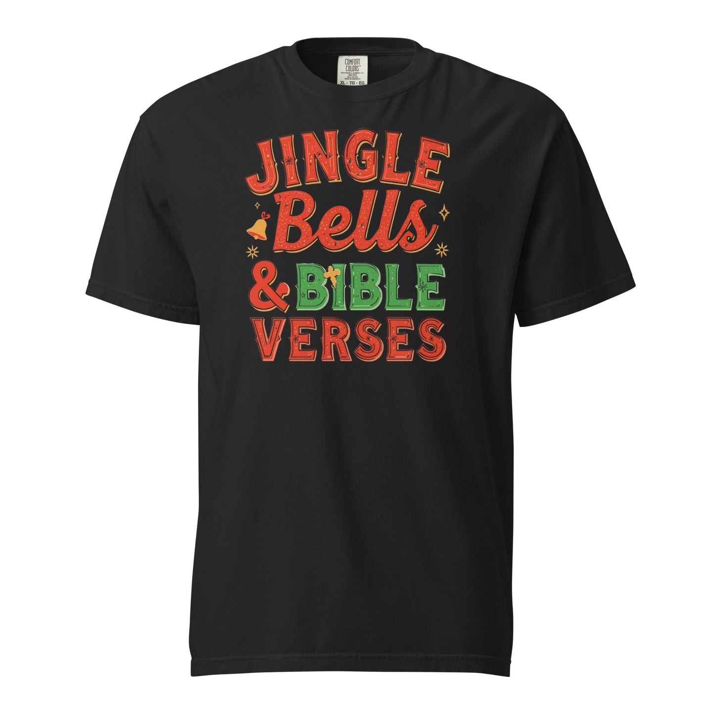Jingle Bells and Bible Verses Sweatshirt – Faith - Inspired Christmas Sweater for Women - SheWalksInFaith
