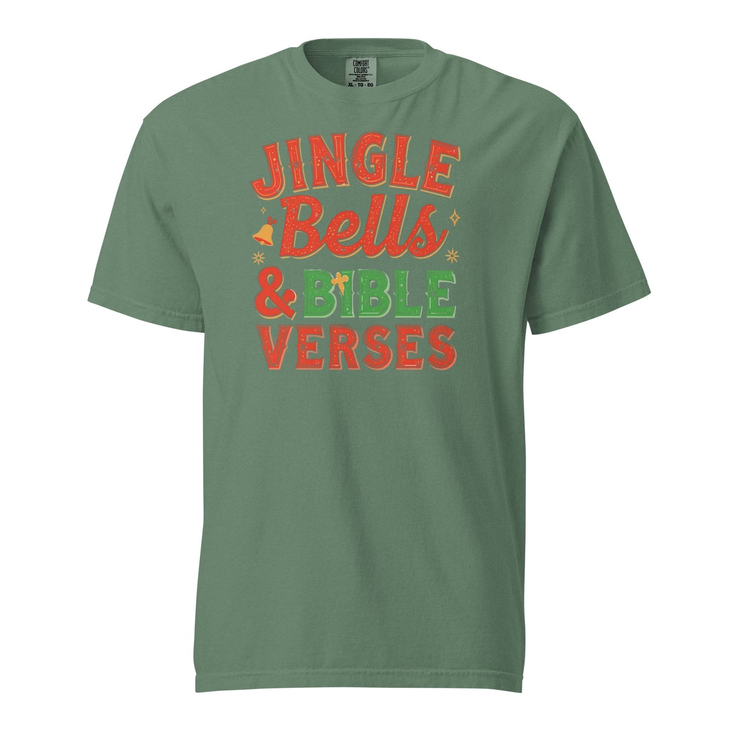 Jingle Bells and Bible Verses Sweatshirt – Faith - Inspired Christmas Sweater for Women - SheWalksInFaith