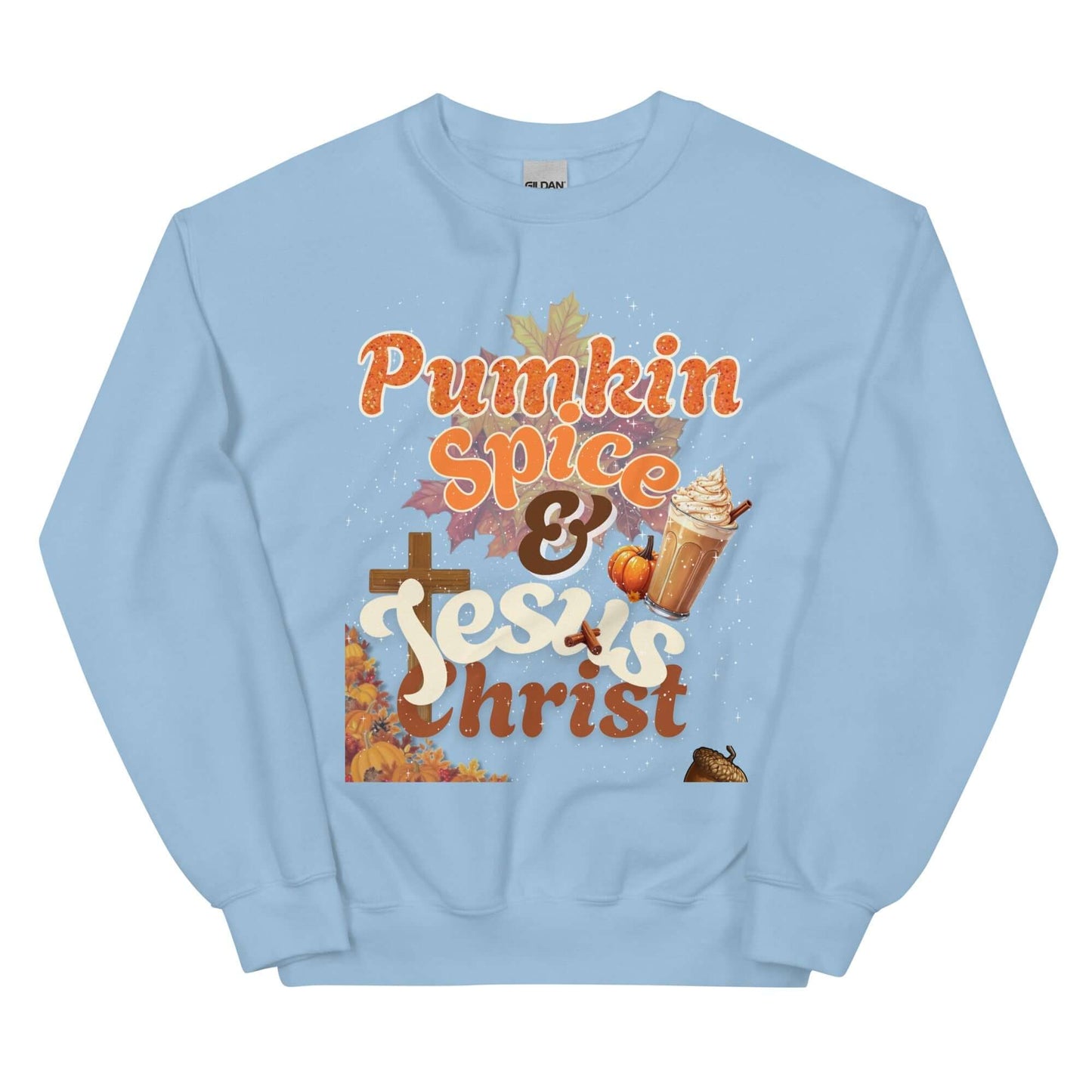 Pumpkin Spice & Jesus Christ Sweatshirt - SheWalksInFaith