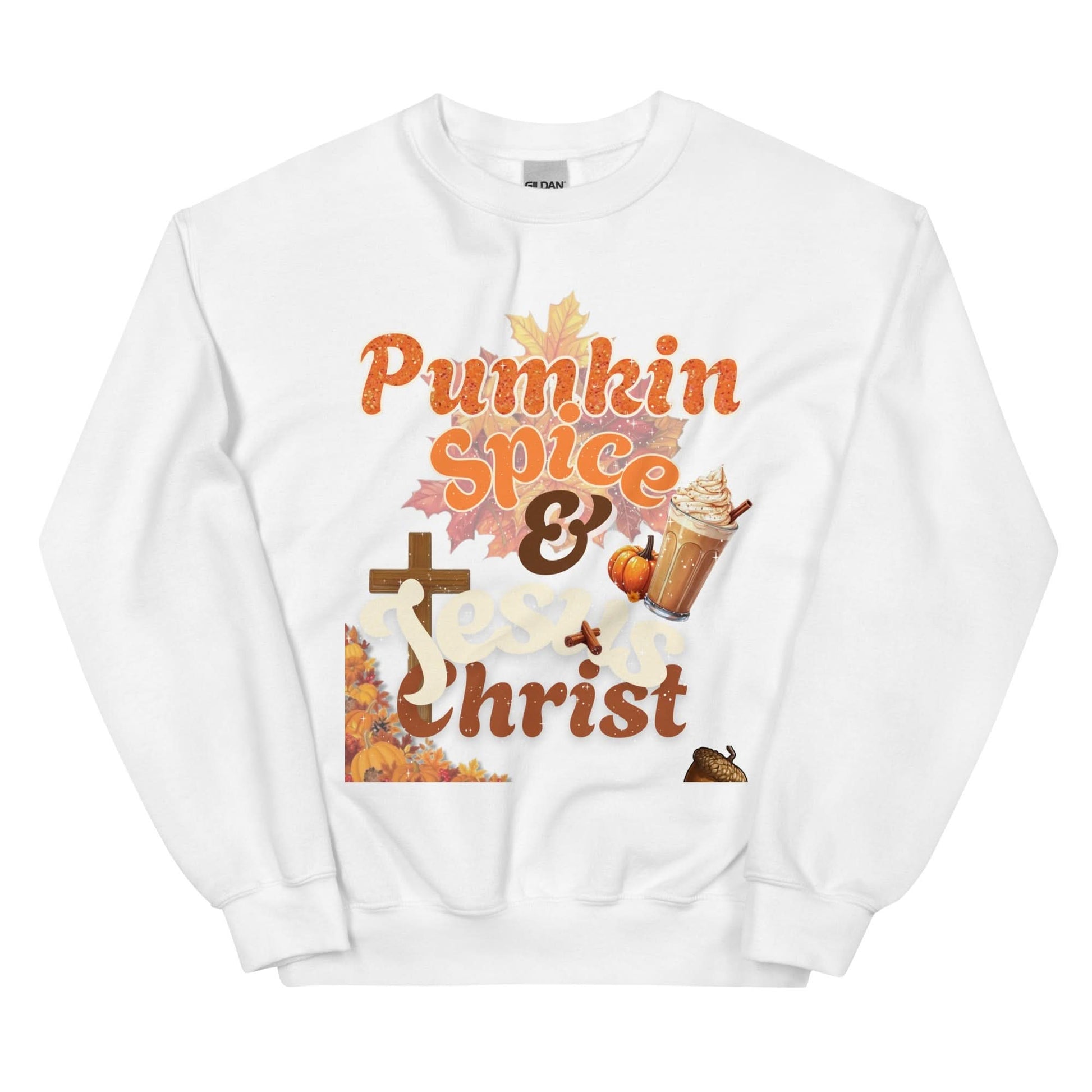 Pumpkin Spice & Jesus Christ Sweatshirt - SheWalksInFaith