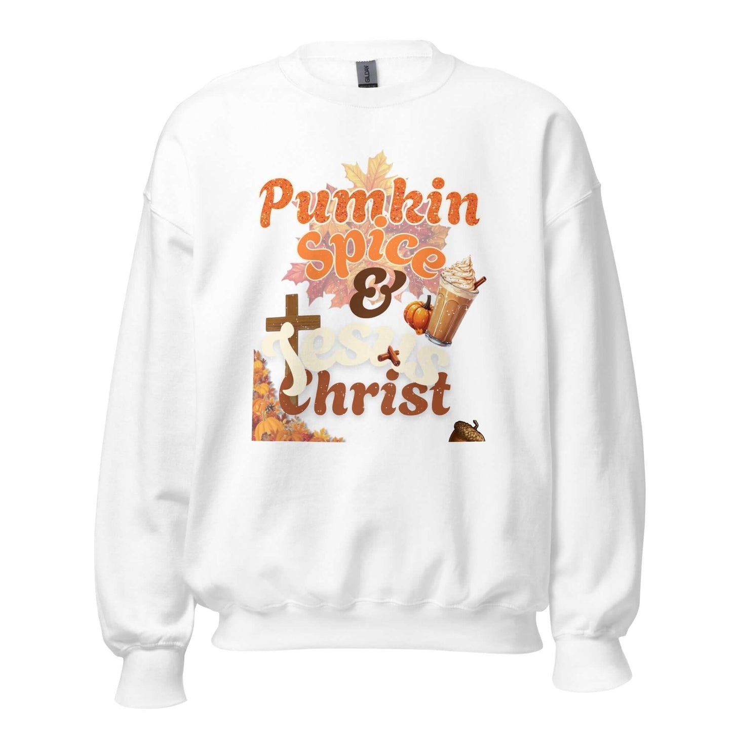Pumpkin Spice & Jesus Christ Sweatshirt - SheWalksInFaith