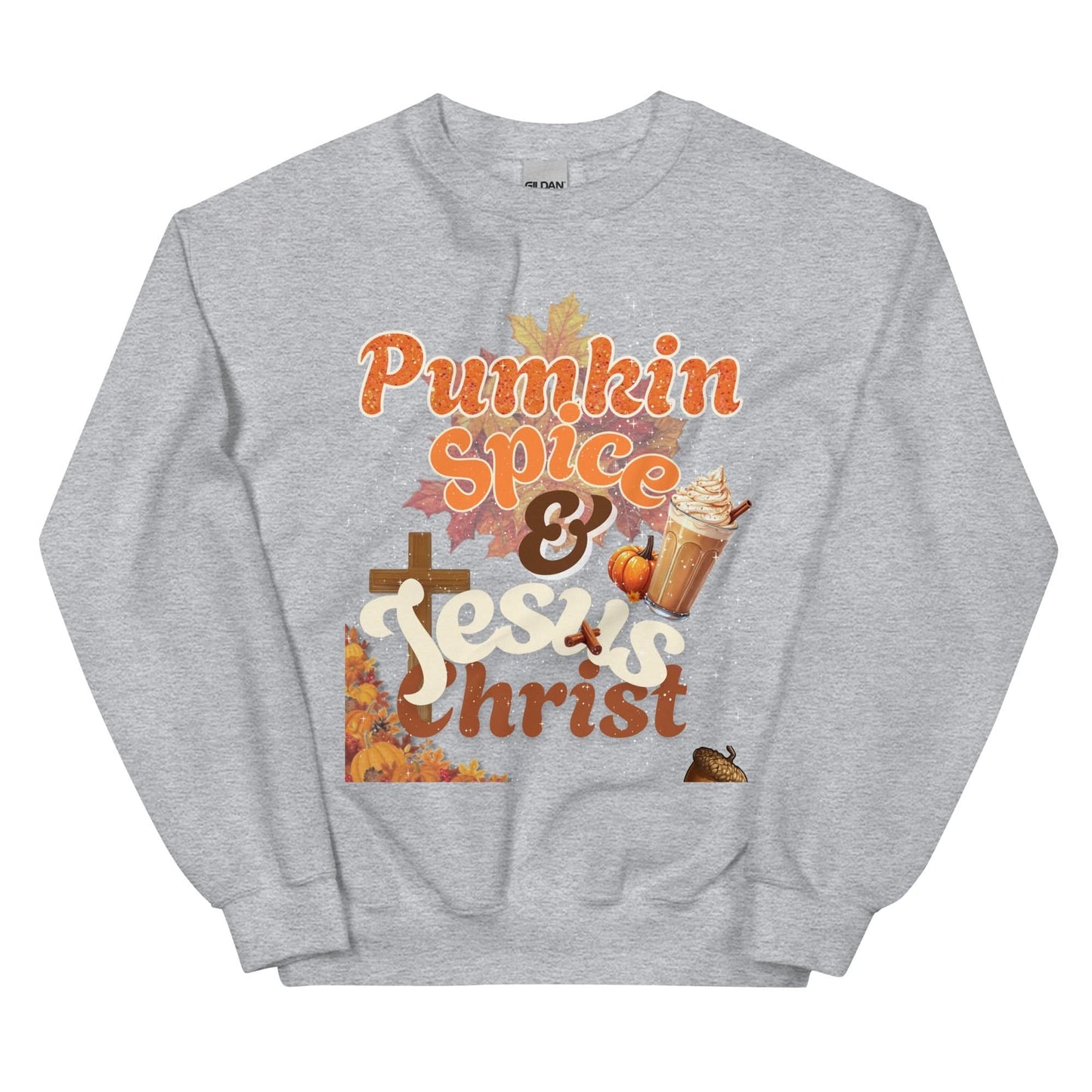Pumpkin Spice & Jesus Christ Sweatshirt - SheWalksInFaith