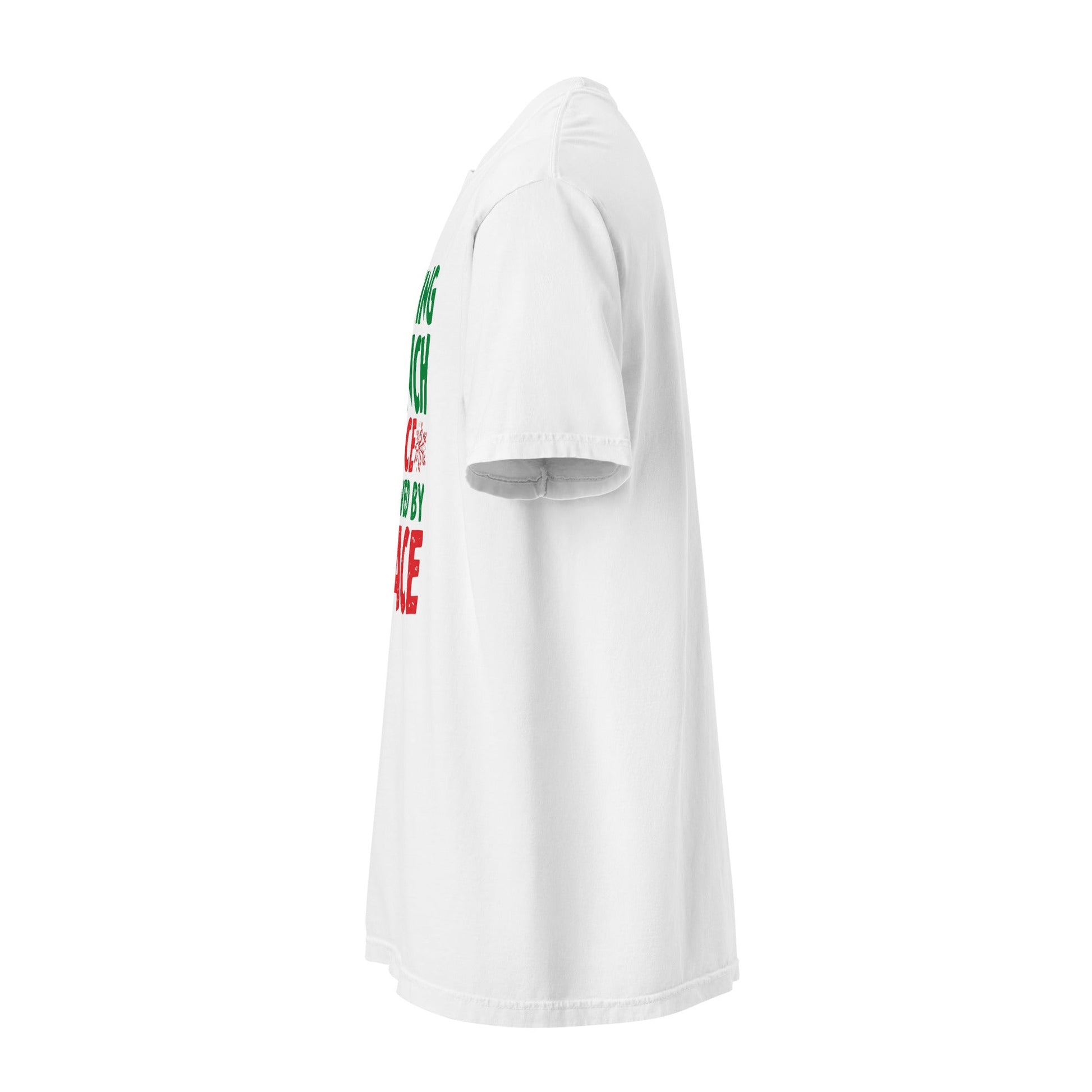 Resting Grinch Face Tee – Cute & Funny Christmas Shirt for Women - SheWalksInFaith