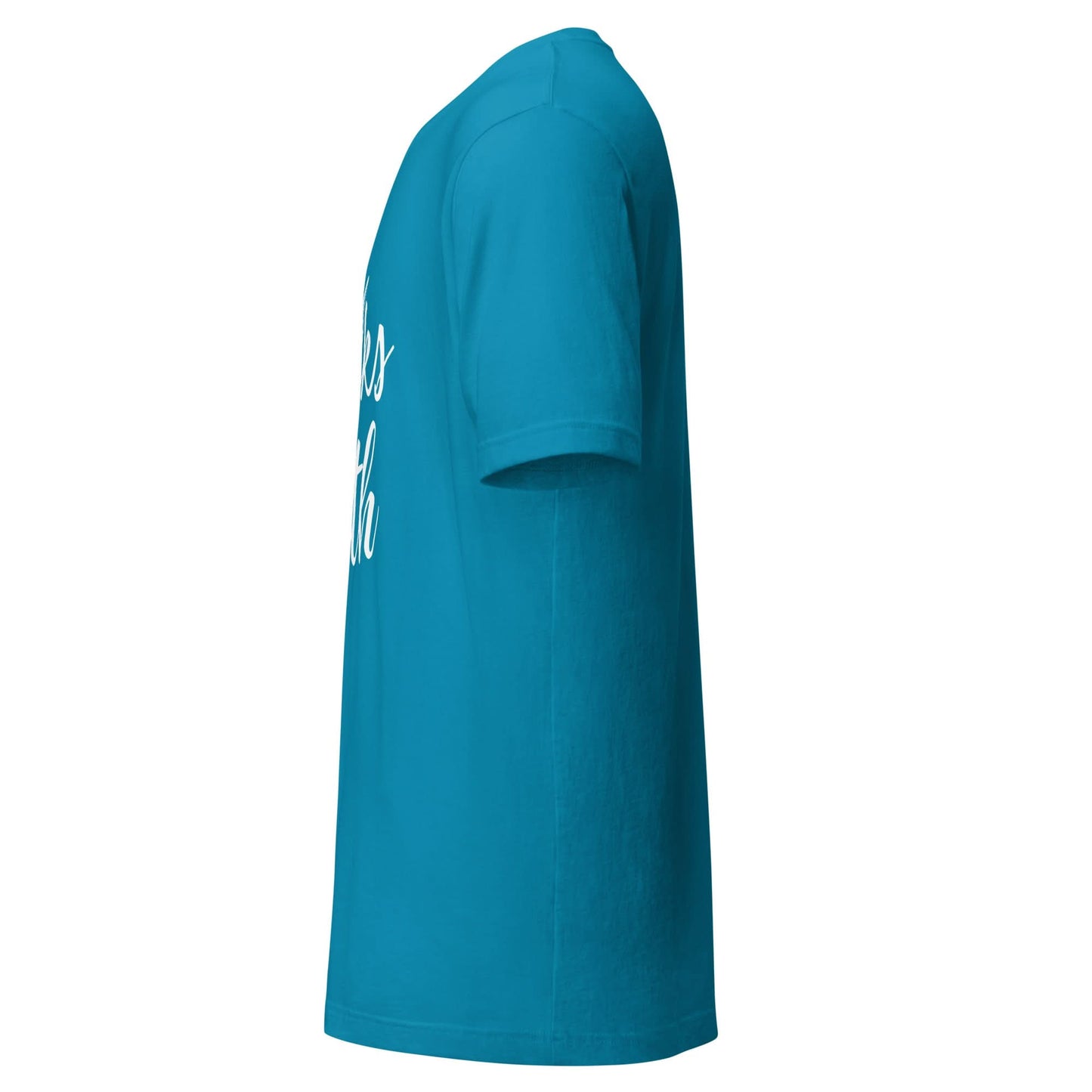 She Walks in Faith Tee – Aqua Edition - My Store