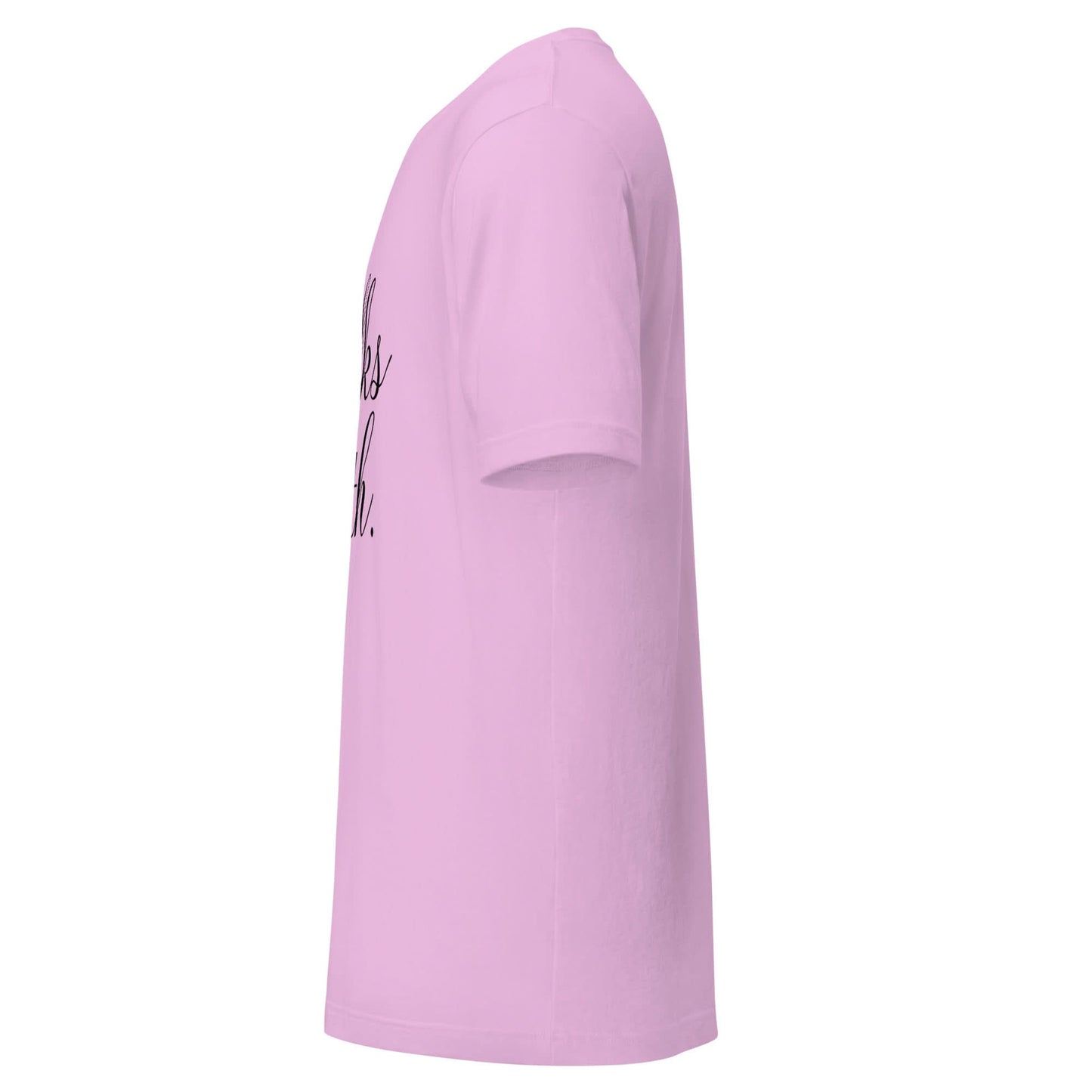 She Walks in Faith Tee – Lilac Edition - My Store