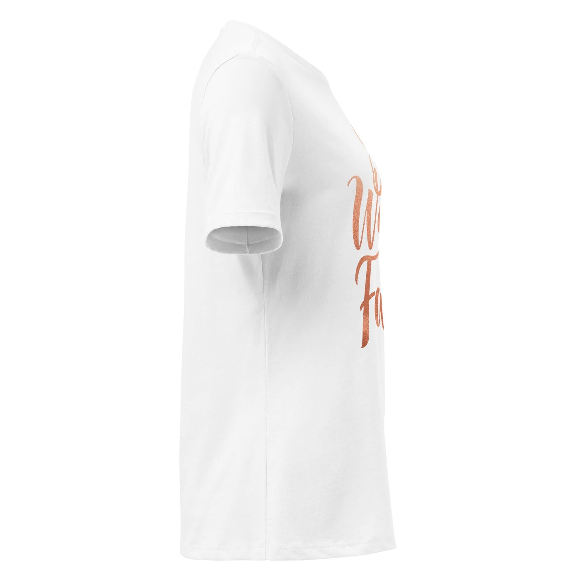 She Walks in Faith Tee – Rose Gold Edition - My Store