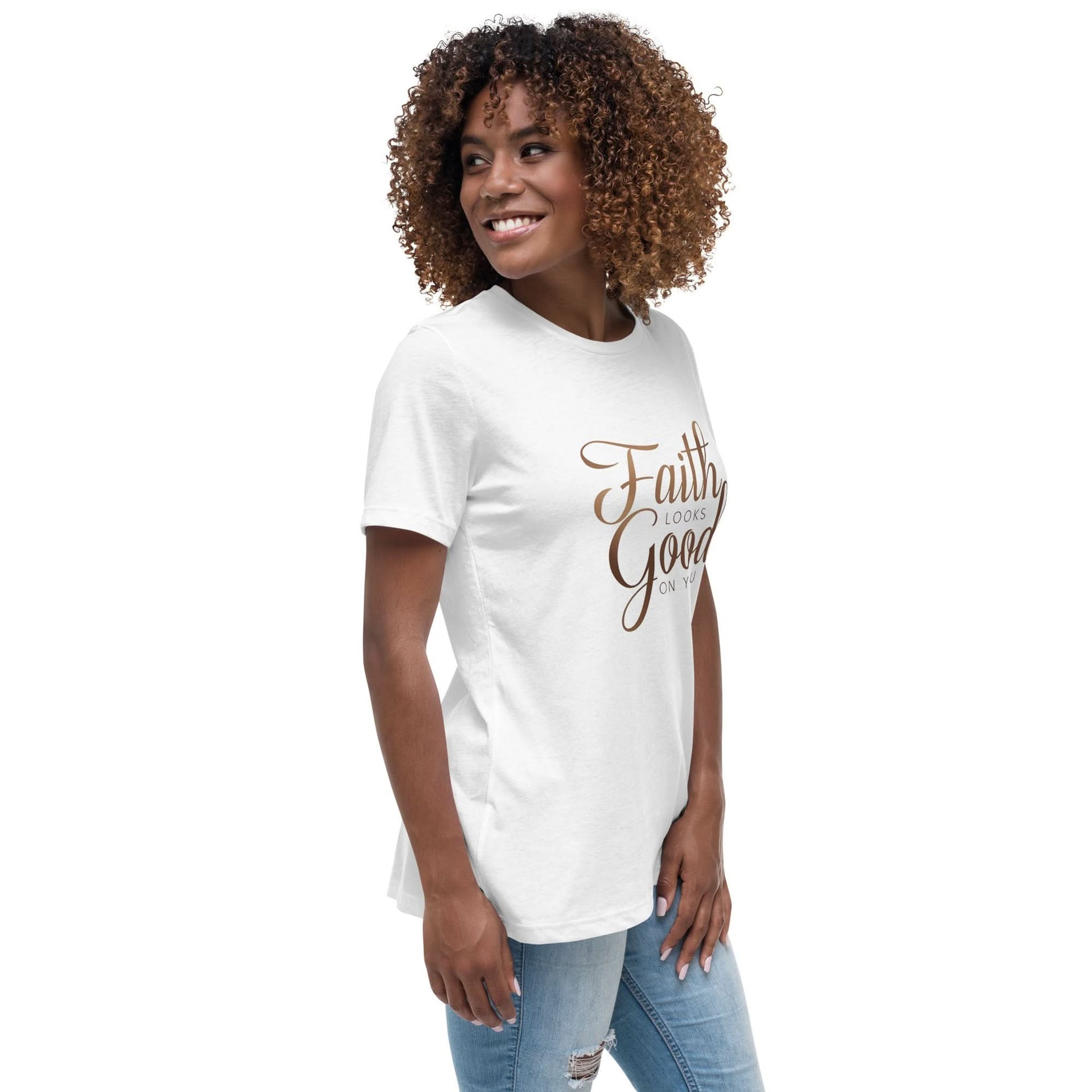 Faith looks good on you tee Model