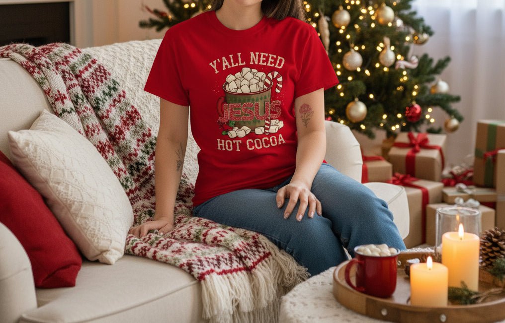 Y’all Need Jesus T-Shirt – Funny Faith - Inspired Christian Tee for Women - SheWalksInFaith