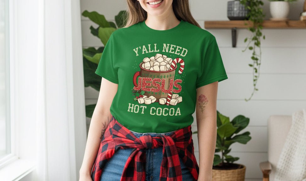 Y’all Need Jesus T-Shirt – Funny Faith - Inspired Christian Tee for Women - SheWalksInFaith